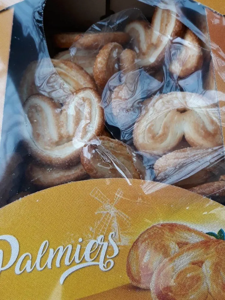 Palmier biscuits avec du sucre