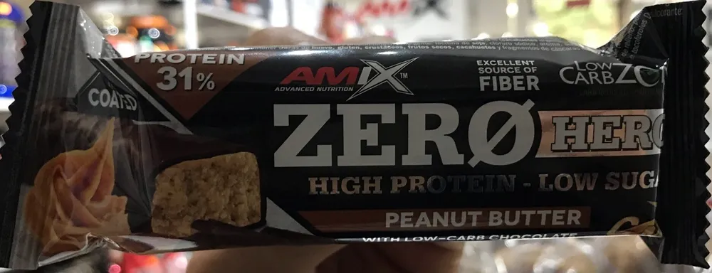 Zero Hero 31% Protein Bar, Peanut-Butter-Cake
