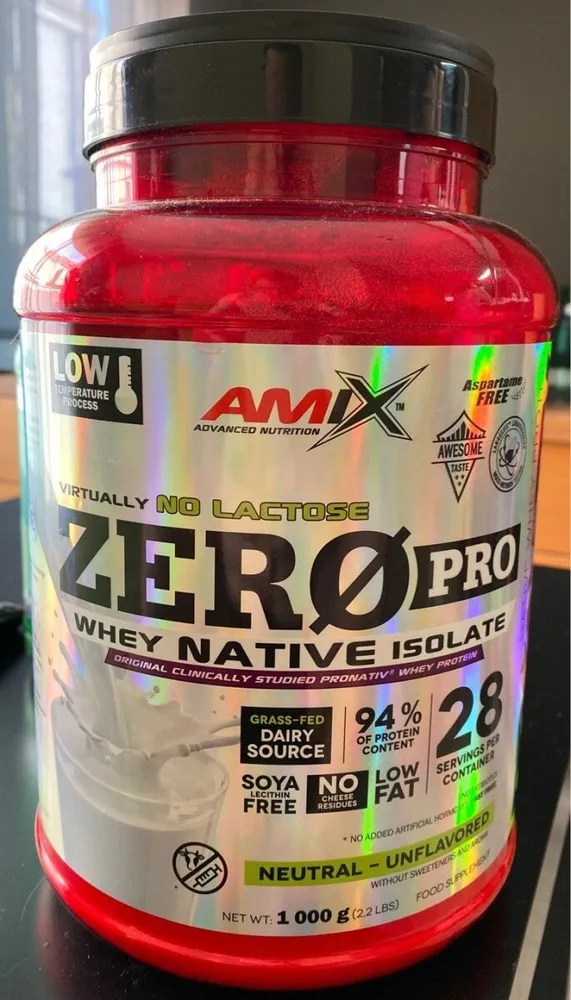 Zero pro whey native isolate