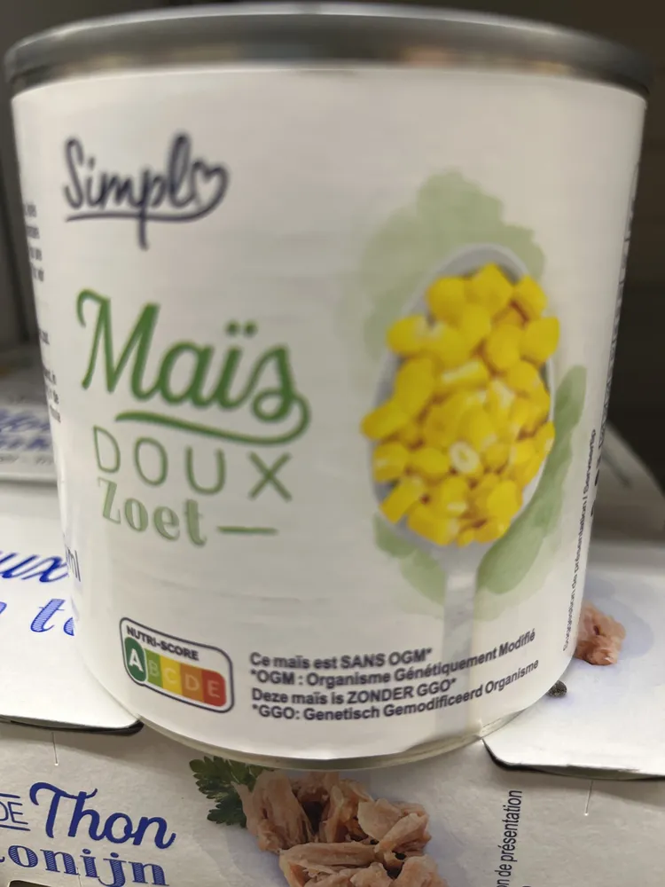 Maïs doux Zoet