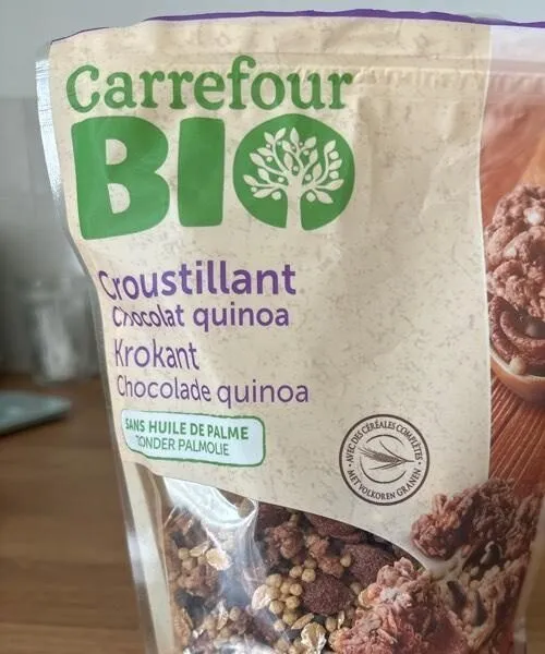 Croustillant chocolat quinoa