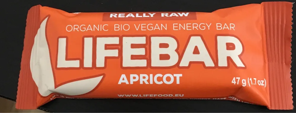Lifebar Abricot Cru Vegan