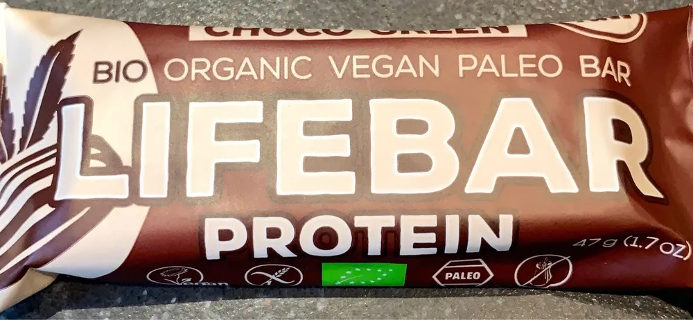 Lifebar Choco Protéine Verte