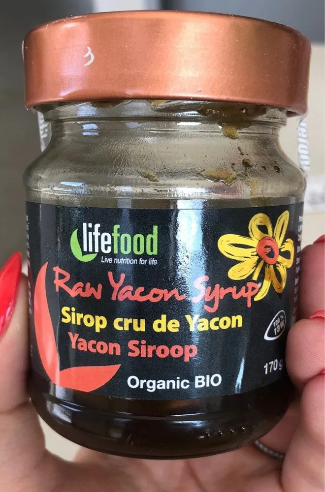 Raw yacon syrup