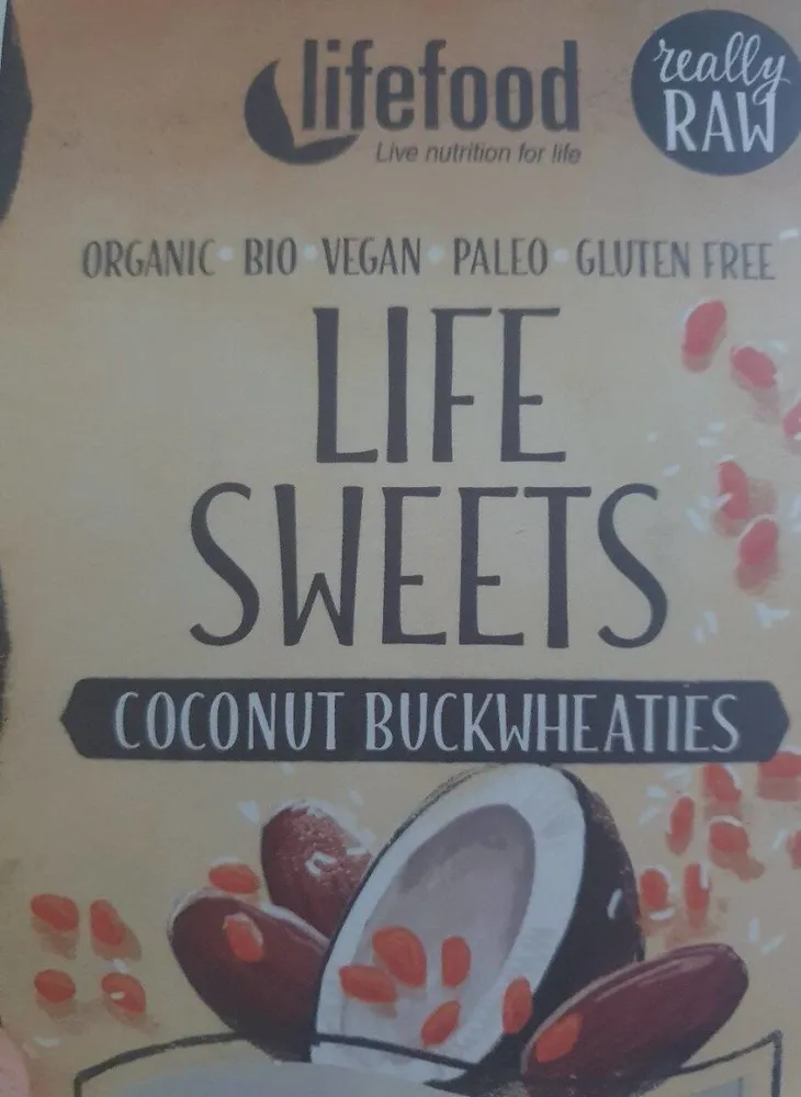 Life Sweets Kokos Boekweit Raw & Bio