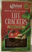 Life crackers tomato herbs