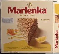 Citronový medový dort