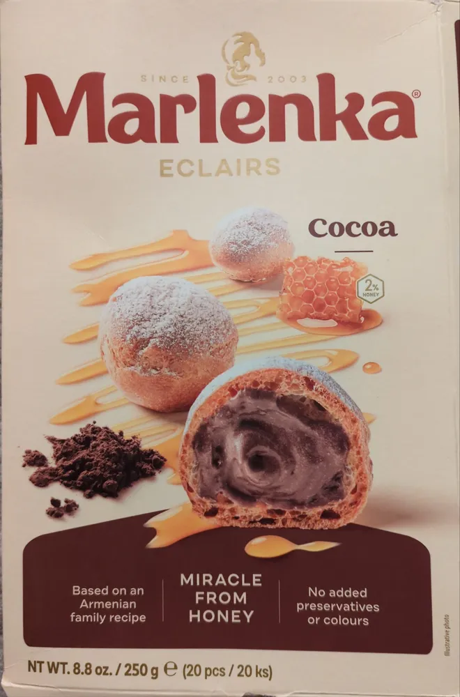 Eclairs s kakaem