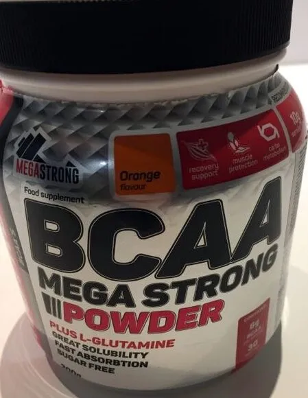 BCAA Mega Strong Powder pomeranč
