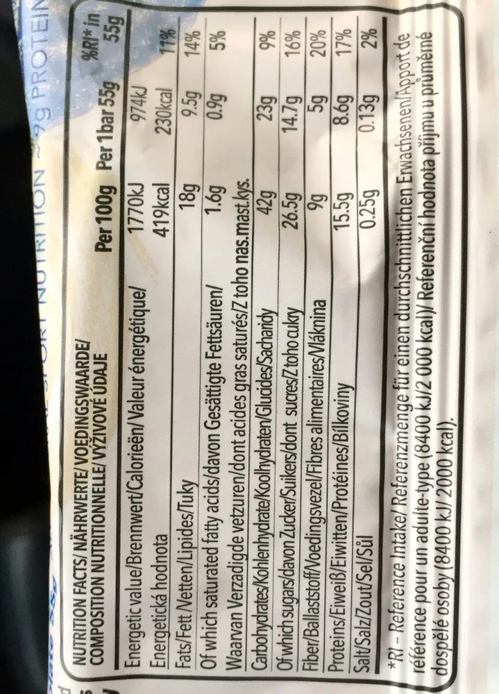 Energy Bar Date & Chocolate