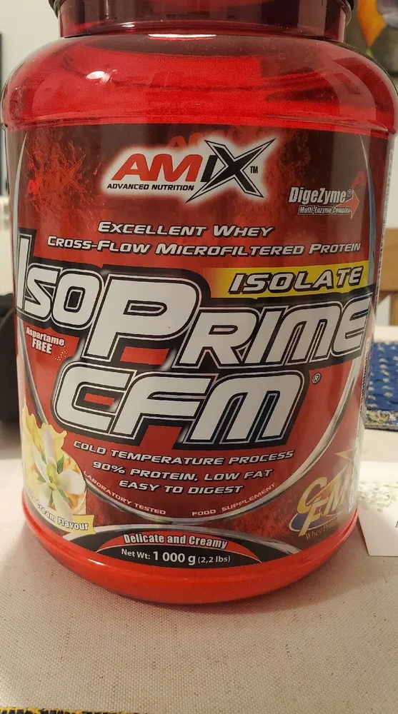 AMIX Isoprime CFM Isolate Protein Powder Vanilla Cream