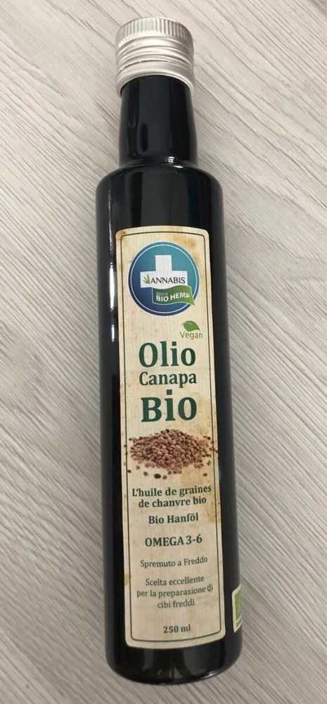 Olio canapa Bio (huile de graines de chanvre bio)