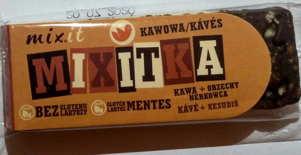 Mixitka kawowa - Batonik daktylowy z kawą i orzechami nerkowca