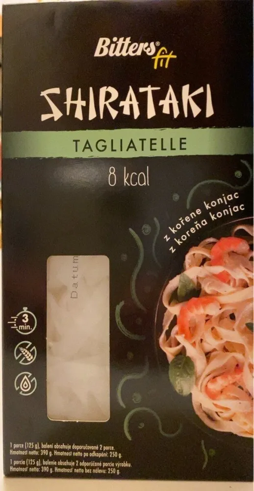 Shirataky tagliatelle