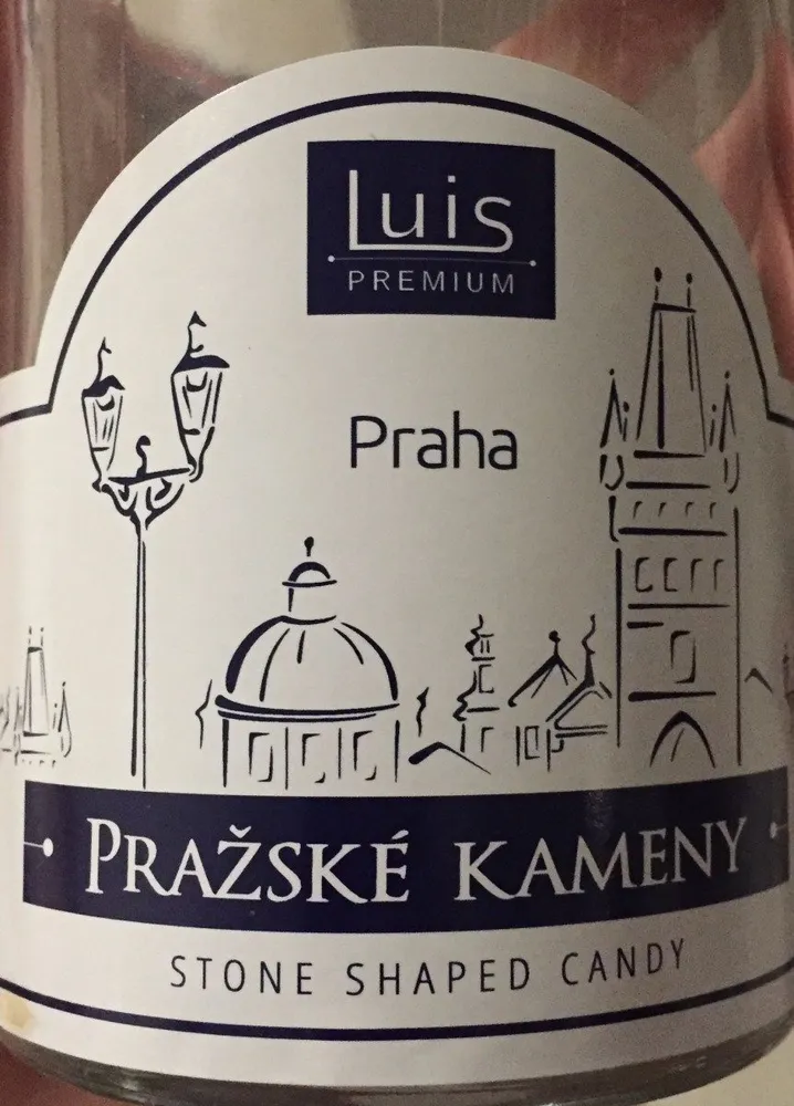 Prazské kameny stone shaped candy