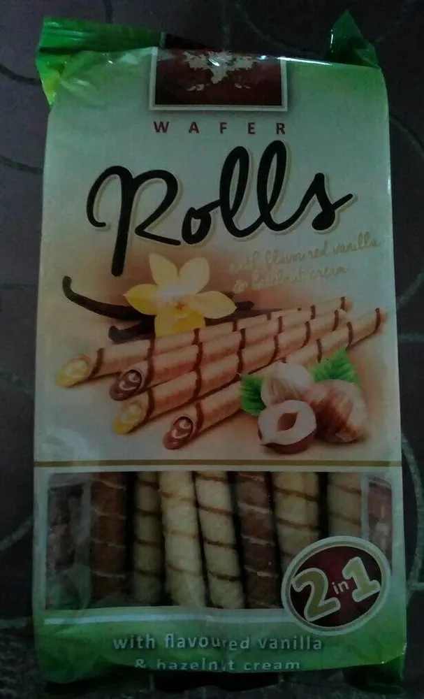 Rolls vanille noisettes