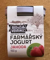 Farmářský jogurt jahoda