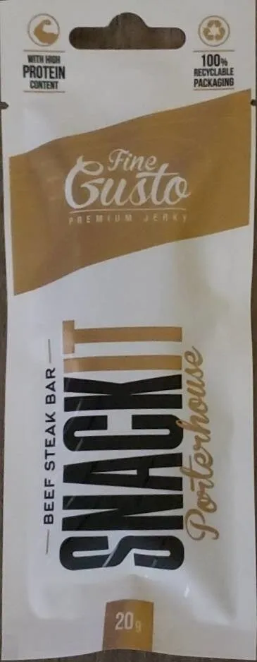 SnackIt beef steak bar