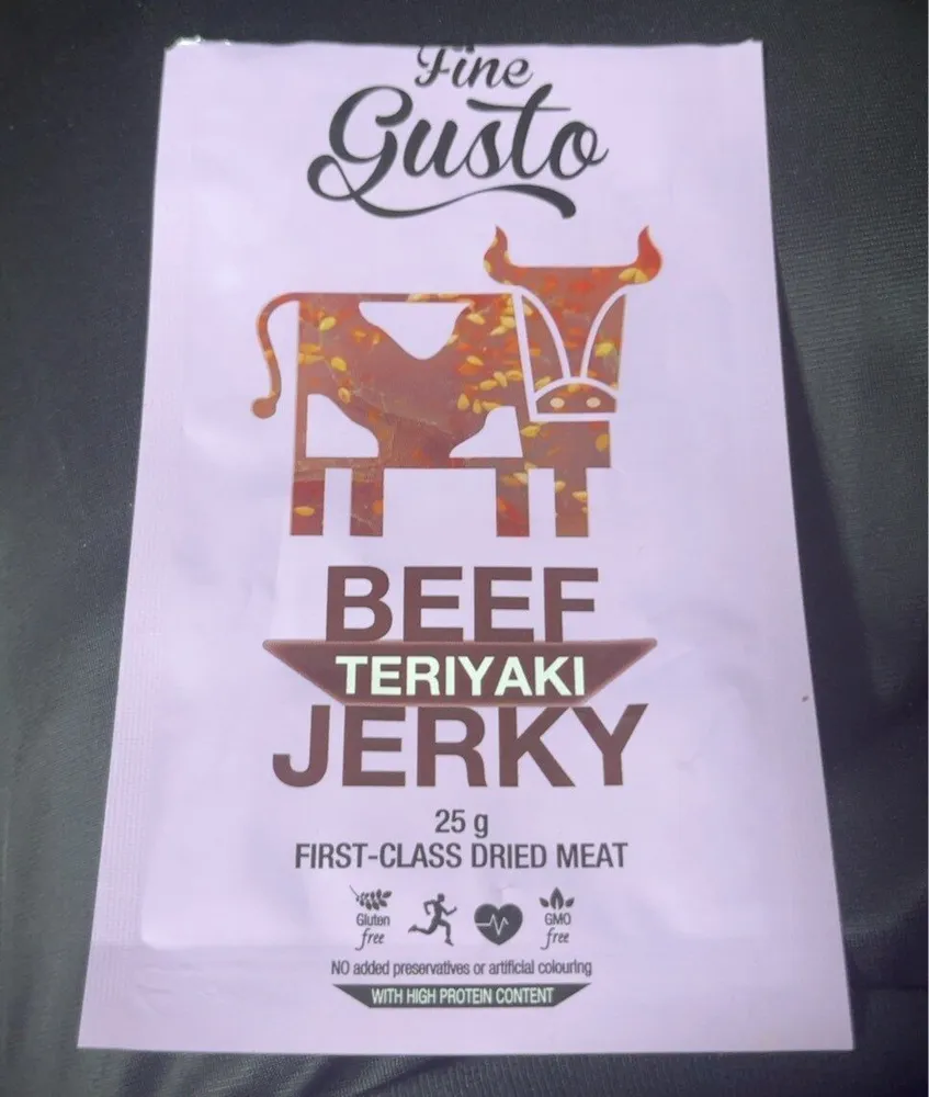 Beef teriyaki jerky