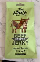 Beef pepper jerky