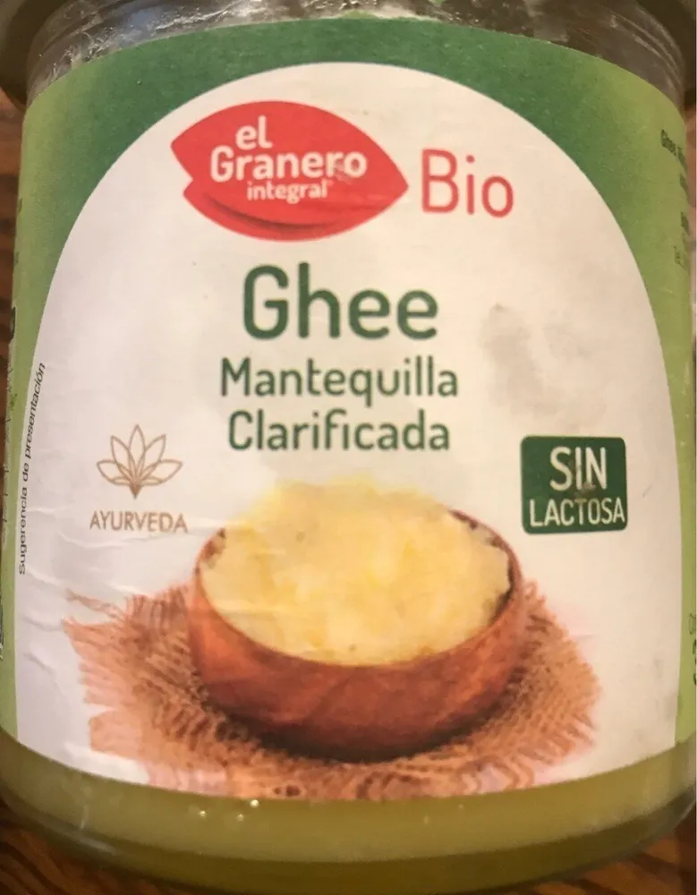 Ghee, mantequilla clarificada