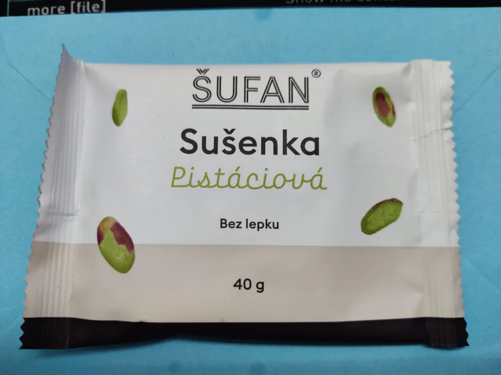 Sušenka pistáciová