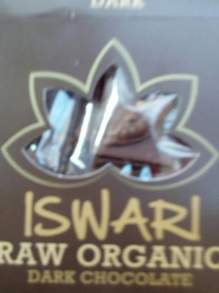 Iswari dark raw organic chocolate