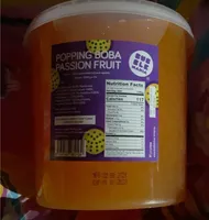 Popping boba passion fruit