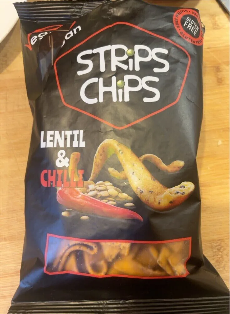 Stripes Chips Vegan - Lentil And Chilli