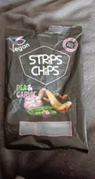 Pea & Garlic Strips Chips