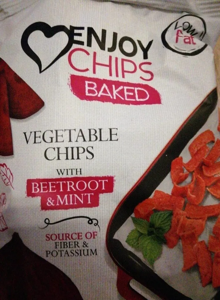 Enjoy chips baked