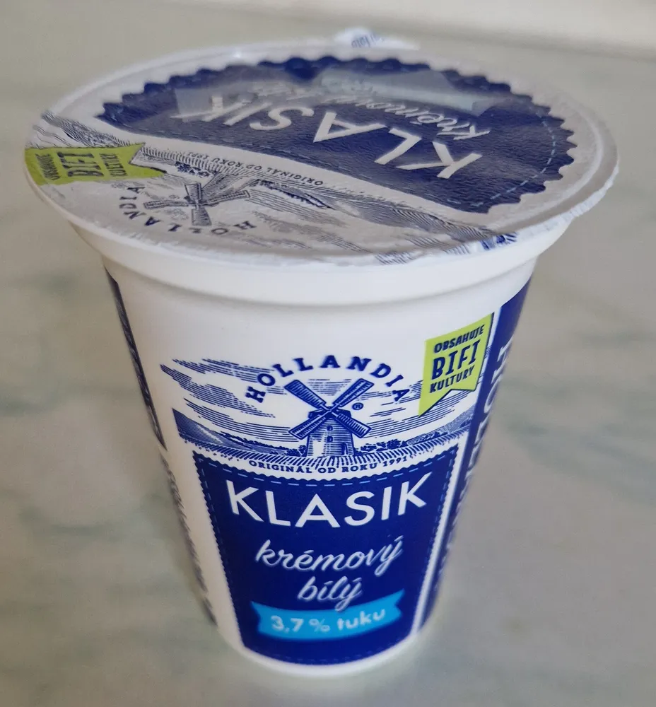 Klasik krémový bílý 3,7% tuku