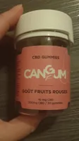 Gummies CBD fruits rouges