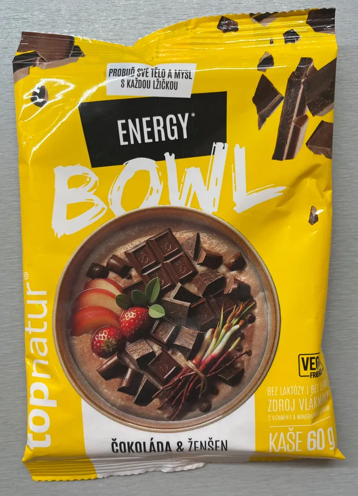 Energy Bowl kaše Čokoláda & žinšen