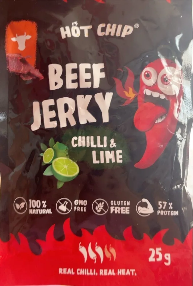 Beef jerky chilli & lime