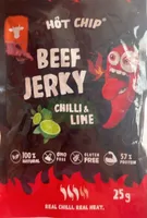 Beef jerky chilli & lime