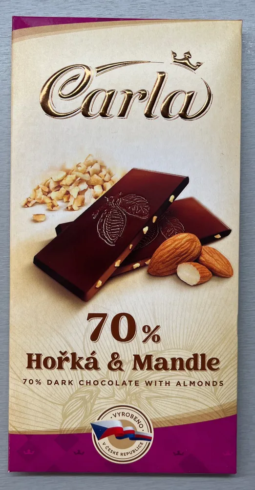 Dark Chocolate with Roasted Almonds