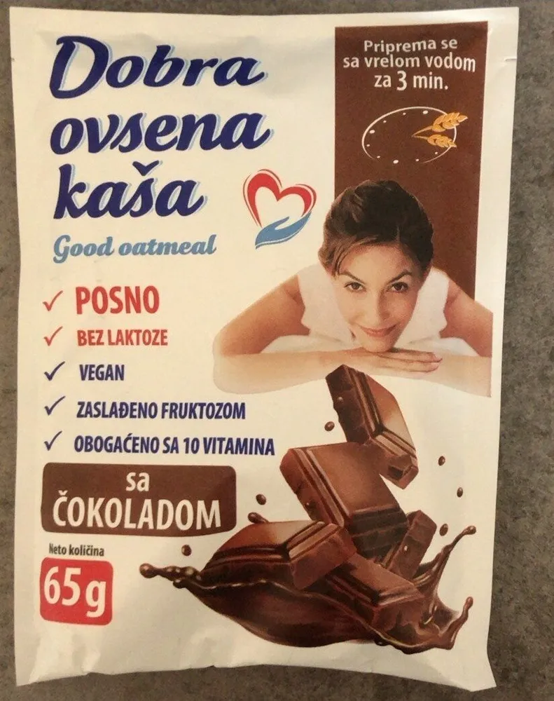 Zobena kaša čokolada Oatmeal