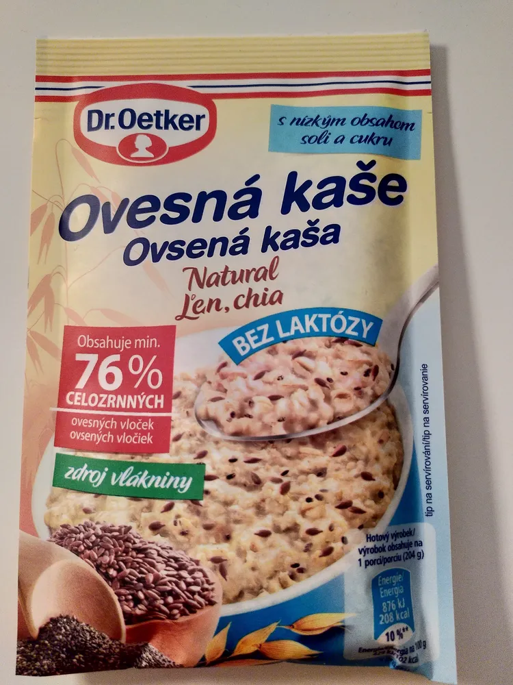 Ovesná kaše Natural