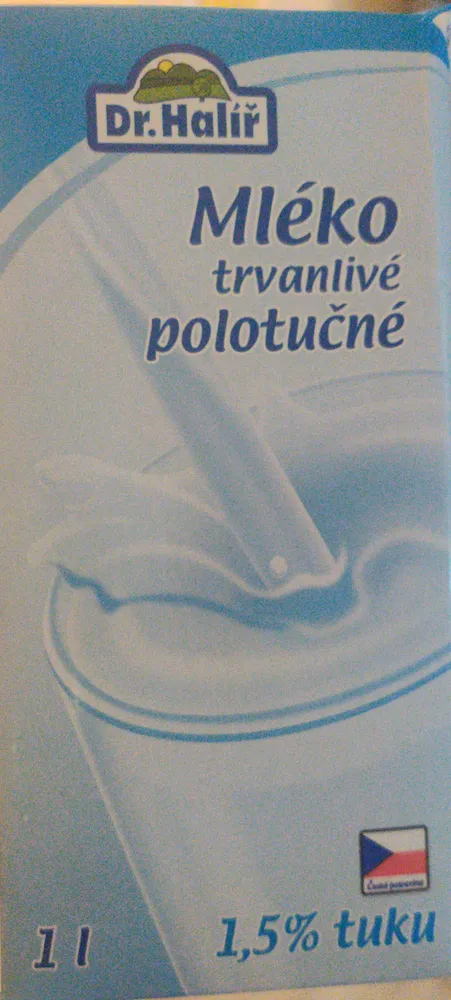 Mleko polotučné