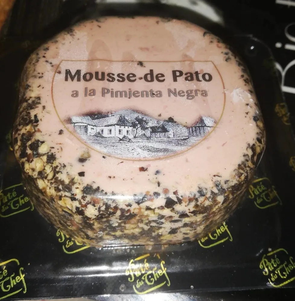Mousse de pato con pimienta negra
