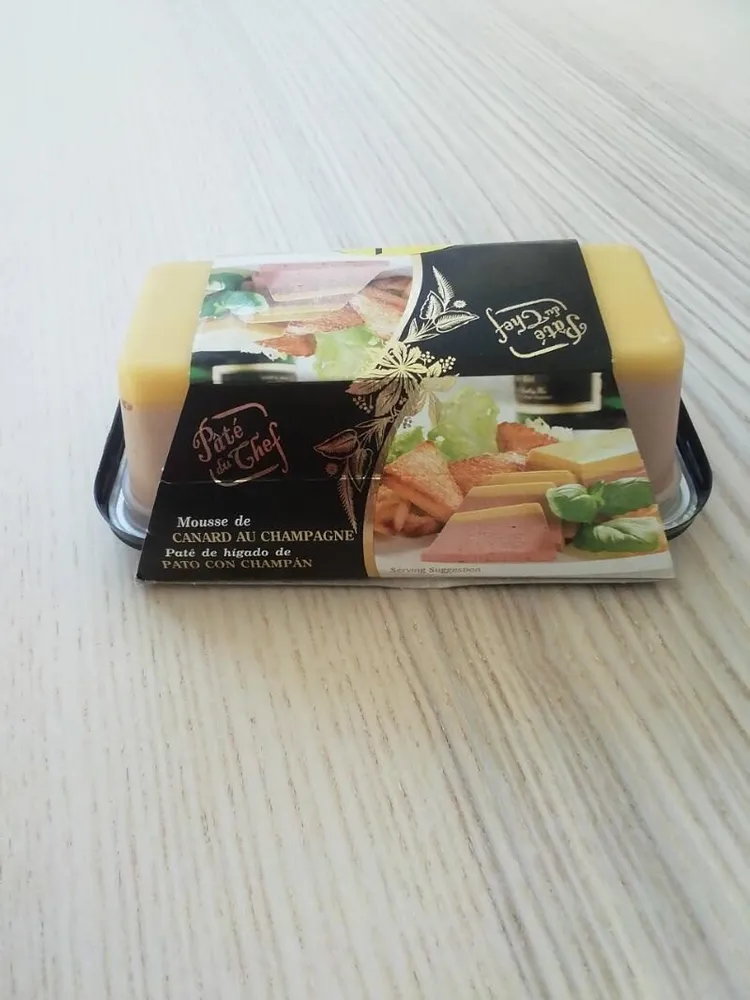 Pate de higado de pato con champagne
