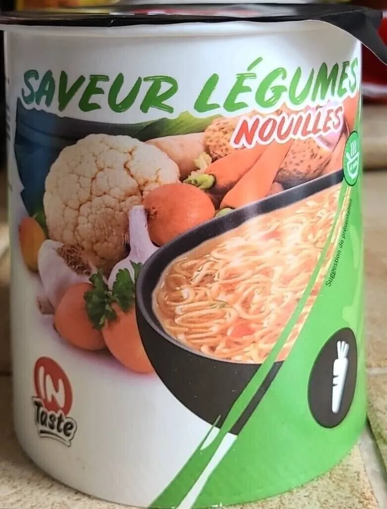 Nouilles instantanées saveur légumes