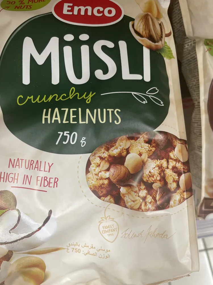Müsli Crunchy Hazelnuts