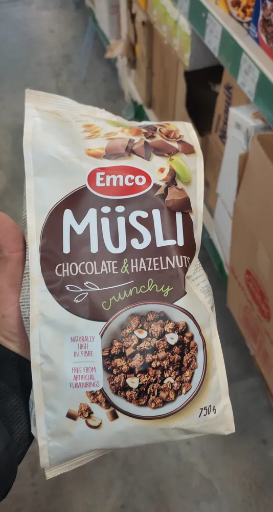 Musli Crunchy Chocolate & Hazelnuts
