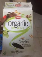 Cereal Musli Orgânico Crunchy Chocolate E Nozes Emco 375G