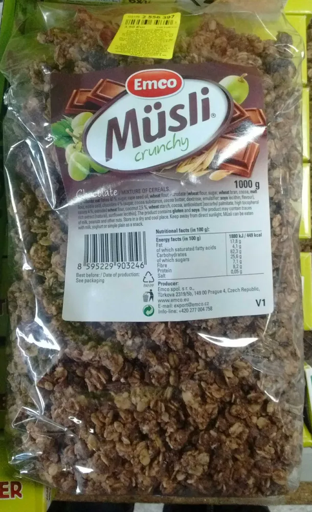 Müsli Crunchy - Chocolat