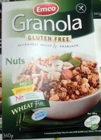 Granola - sans gluten sarrasin, millet, amarante - Aux Noix