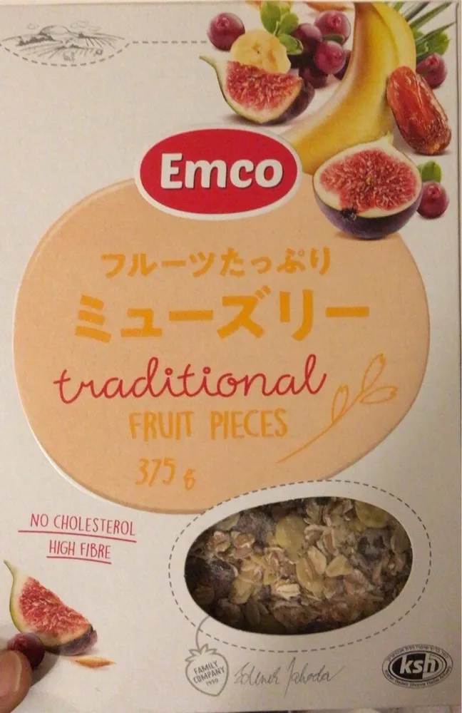 Traditional fruit pieces