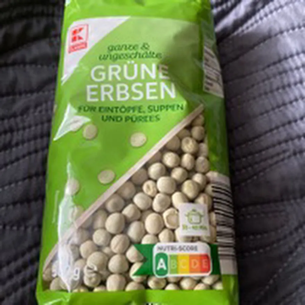 Grüne Erbsen